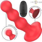 Intense — Cody vibrateur avec ventouse télécommande rouge