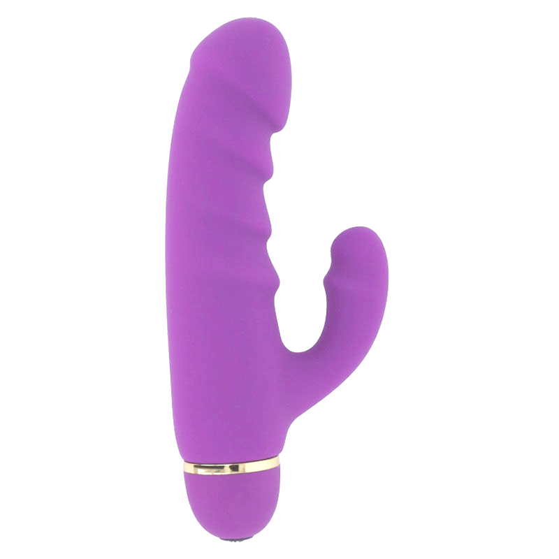 Intense Crass – Vibrador doble estimulación lila, 20 velocidades