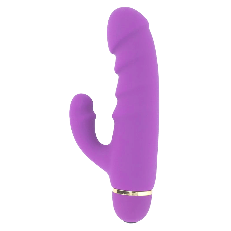 Intense Crass – Vibrador doble estimulación lila, 20 velocidades