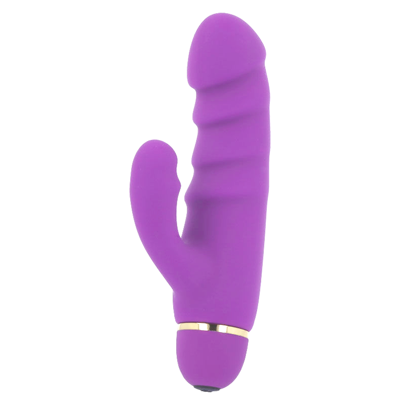 Intense Crass – Vibrador doble estimulación lila, 20 velocidades