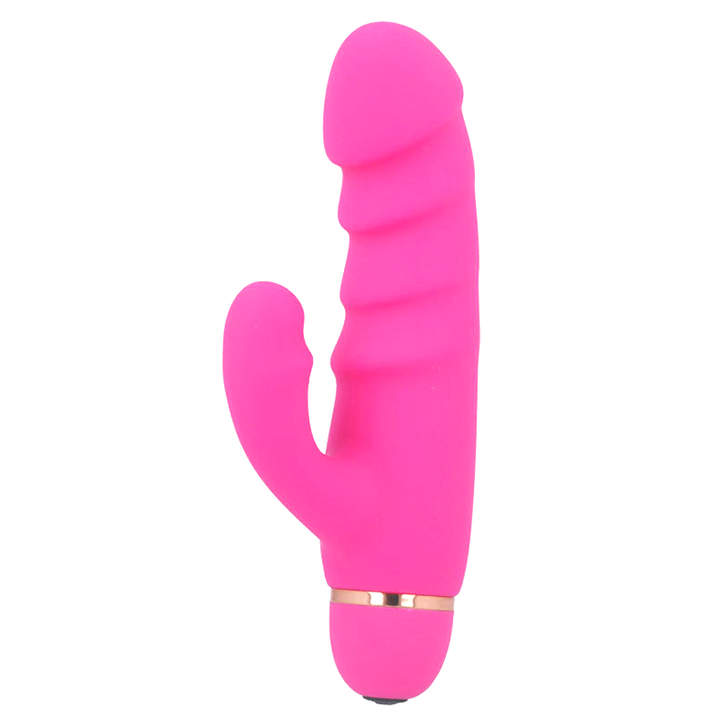 Vibratore Intense Crass rosa in silicone, 20 modalità
