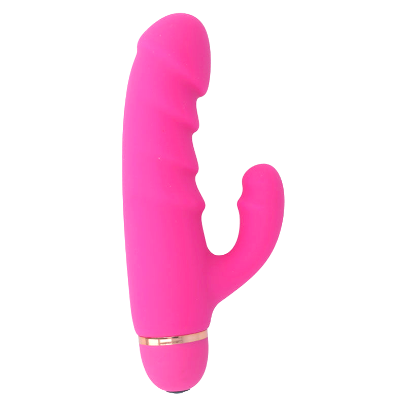 Vibratore Intense Crass rosa in silicone, 20 modalità