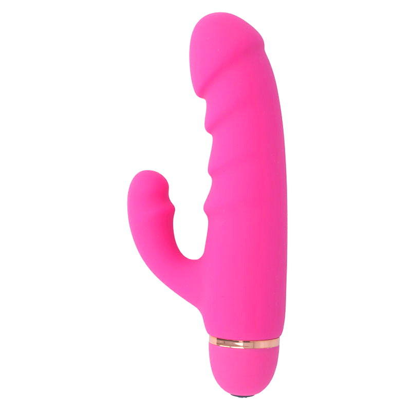 Vibratore Intense Crass rosa in silicone, 20 modalità
