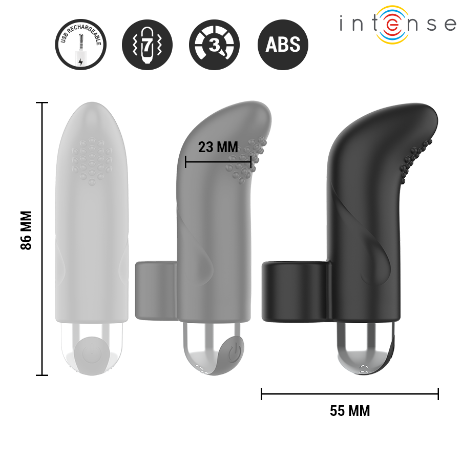 Intense — Damiano stimulateur doigt rechargeable