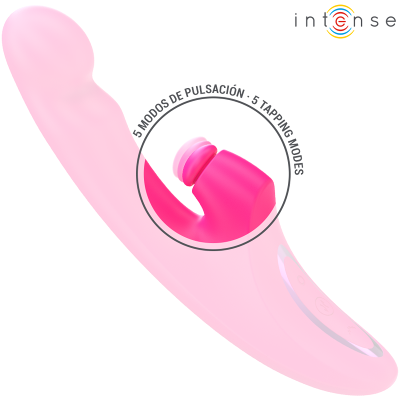 Intense Emi – Vibrador 3 en 1 rosa, 13,5 cm
