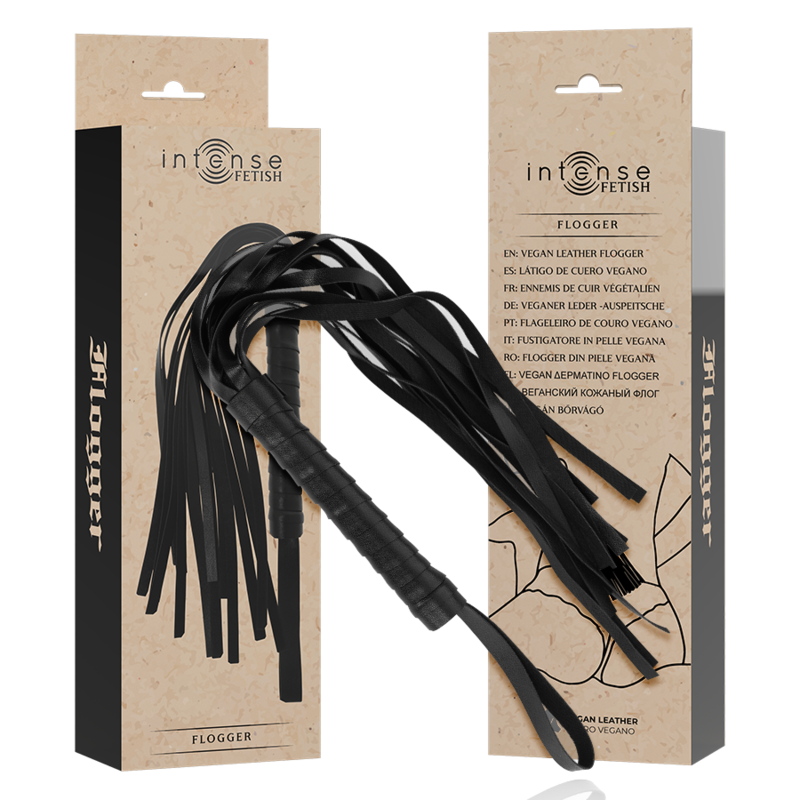 Intense Fetish — Fetish flogger en cuir végétalien