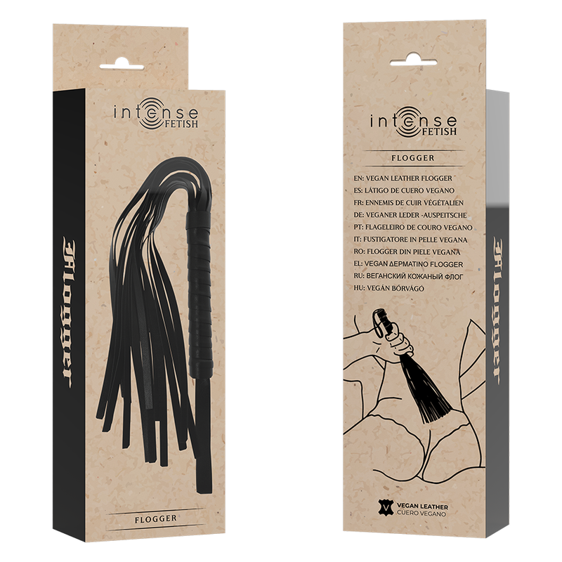 Intense Fetish — Fetish flogger en cuir végétalien