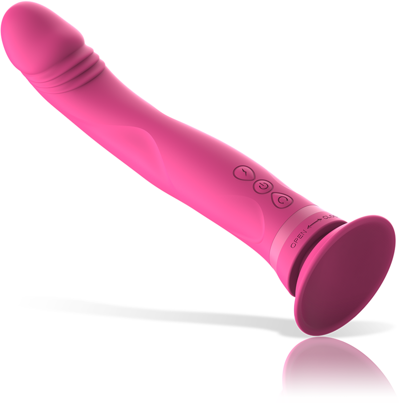 Dildo vibrante Intense Michelangelo in silicone rosa