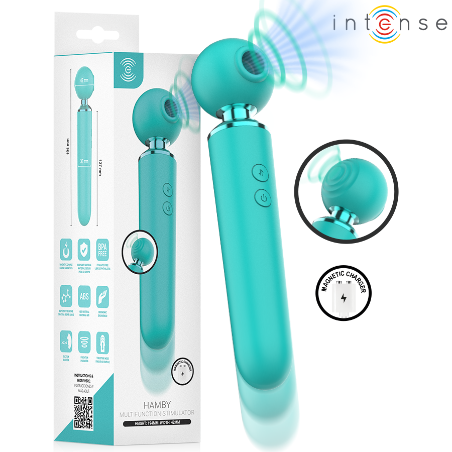 Intense — Hamby stimulateur multifonctionnel à succion et vibration