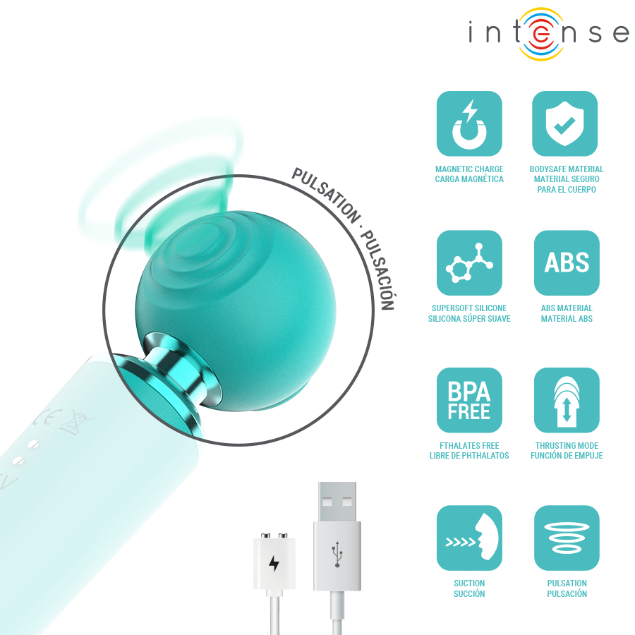 Intense — Hamby stimulateur multifonctionnel à succion et vibration