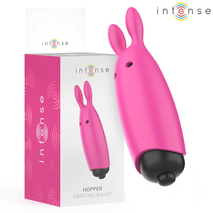 Intense Hopper – Minivibrator in Rosa, 8,3 × 2,4 cm