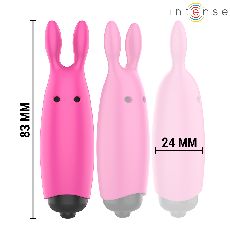 Intense Hopper – Minivibrator in Rosa, 8,3 × 2,4 cm
