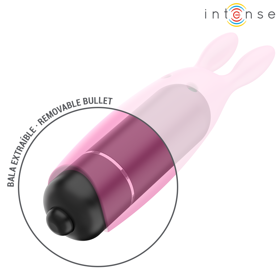 Intense Hopper – Minivibrator in Rosa, 8,3 × 2,4 cm