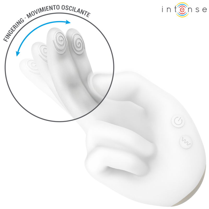 Intense – Jimmy, multifunktionaler Stimulator in Handform mit Vibration und Wärme