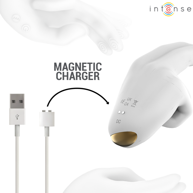 Intense – Jimmy, multifunktionaler Stimulator in Handform mit Vibration und Wärme