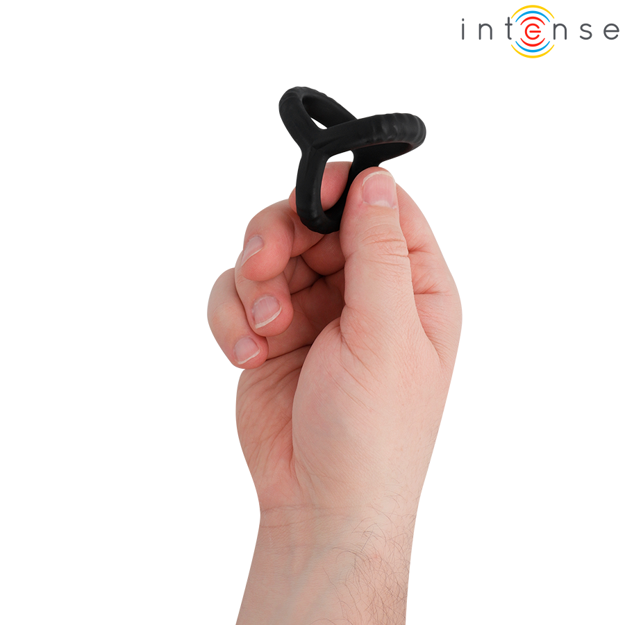 Anillo triple ajustable para el pene Intense John, modelo 4
