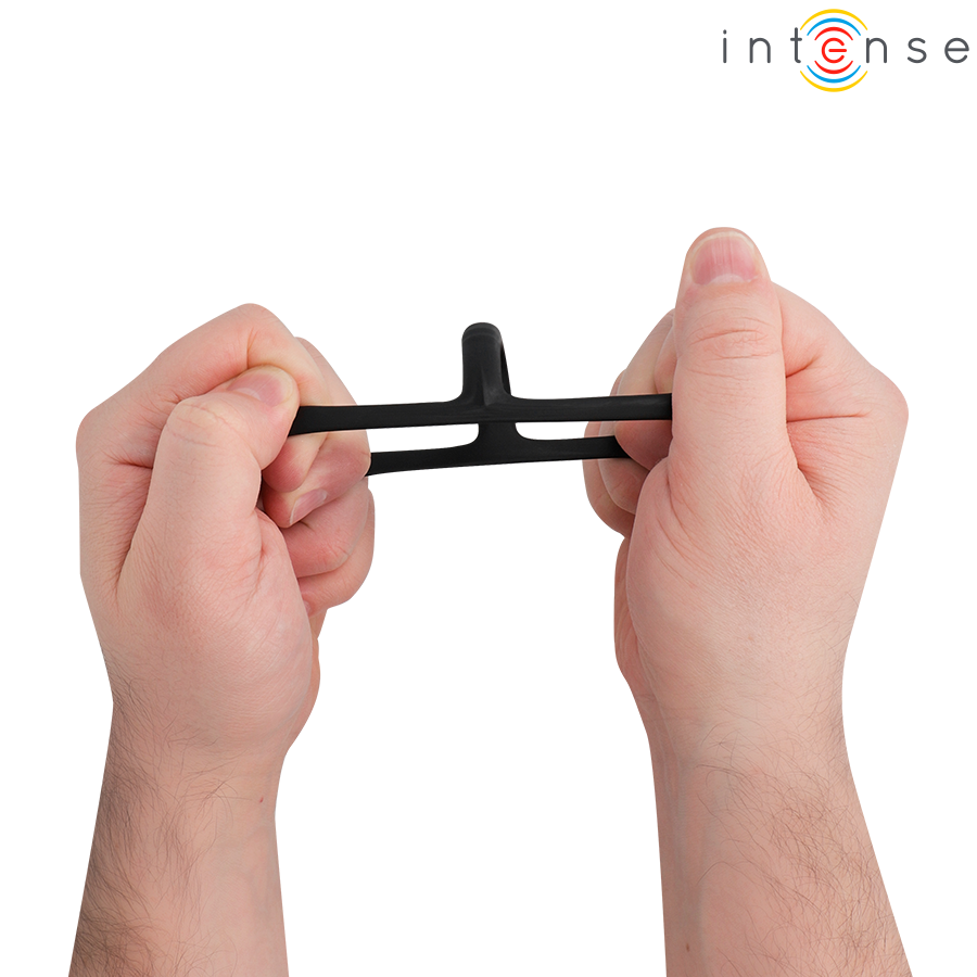 Anillo triple ajustable para el pene Intense John, modelo 4