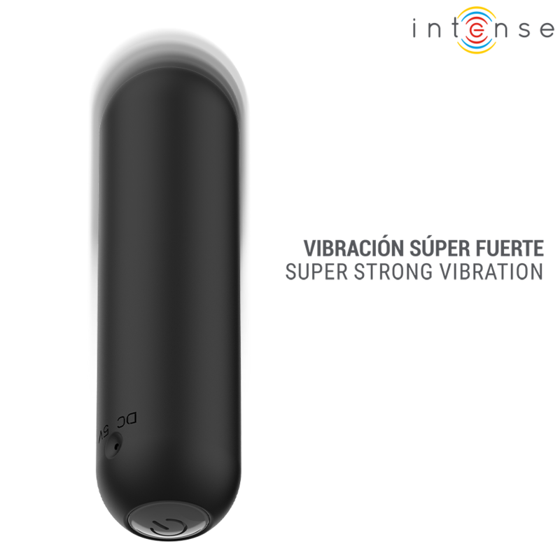 Intense Judy – aufladbarer Minivibrator mit Fernbedienung in Schwarz