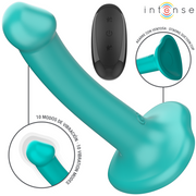 Intense Katie – blauer Vibrator mit Saugfuß, Fernbedienung und 10 Vibrationsmodi
