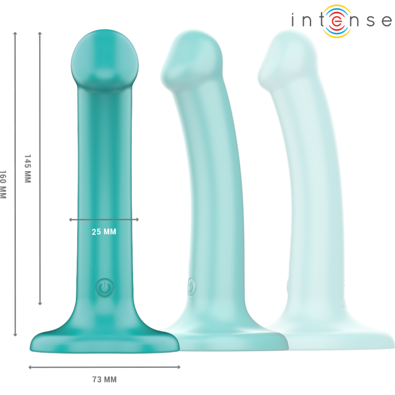 Intense Katie in Blau – Vibrator mit Saugfuß, Fernbedienung und 10 Vibrationsmodi