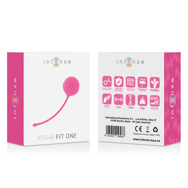 Intense Kisha Fit One, pallina di Kegel in silicone fucsia