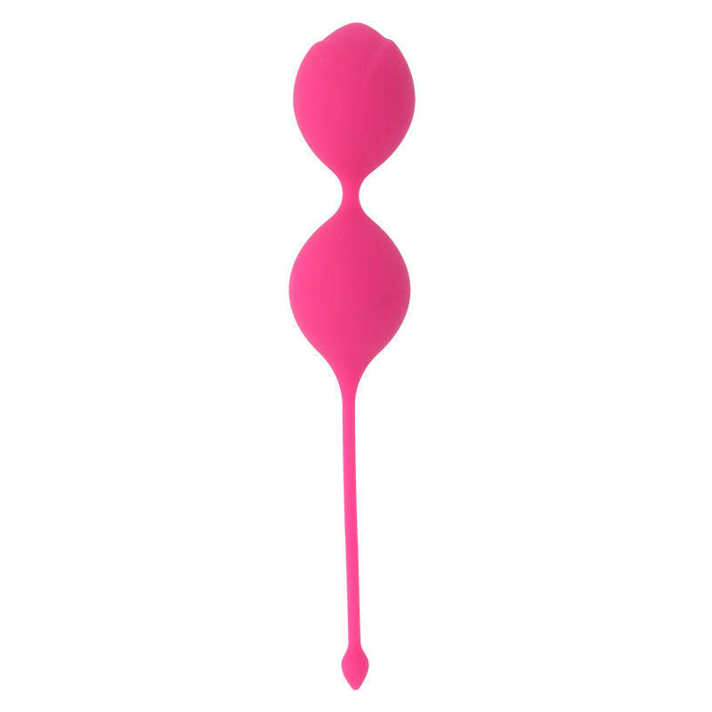 Intense Kisha Fit, palline di Kegel doppie in silicone fucsia