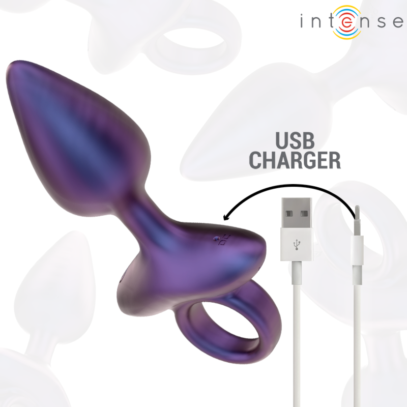 Intense Michael, plug anal vibrador modelo 2 con mando a distancia