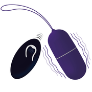 Intense — Oeuf vibrant flippy i avec télécommande violet