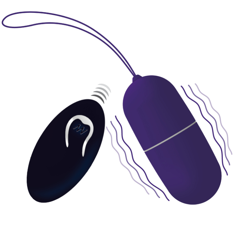 Intense — Oeuf vibrant flippy i avec télécommande violet