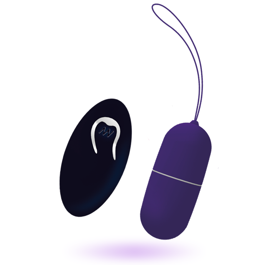 Intense — Oeuf vibrant flippy i avec télécommande violet