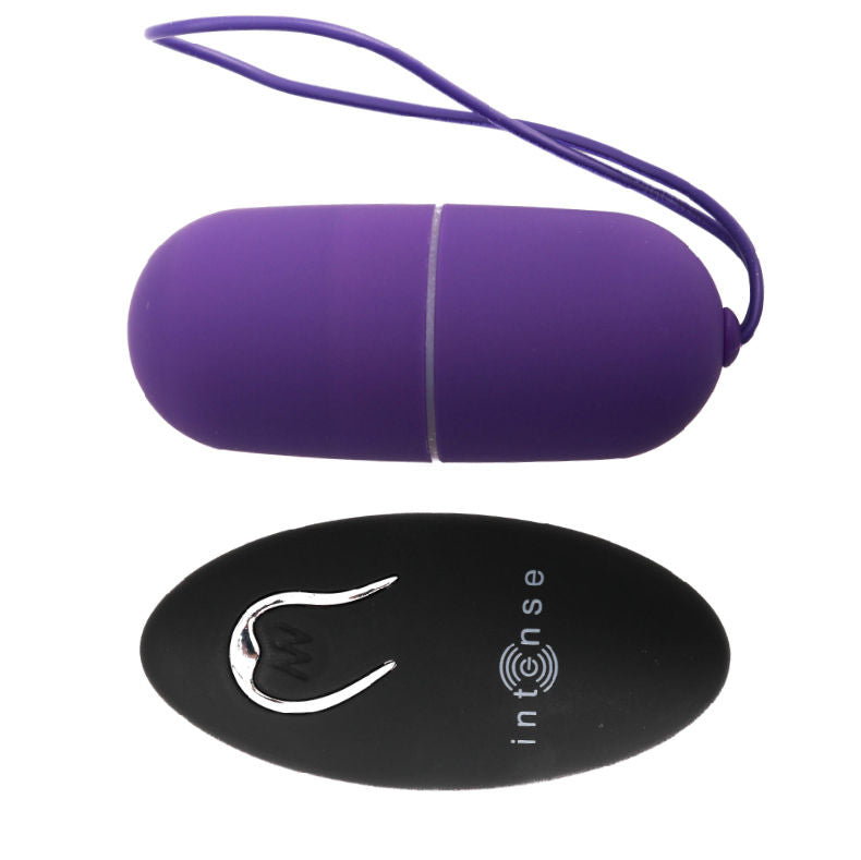 Intense — Oeuf vibrant flippy i avec télécommande violet