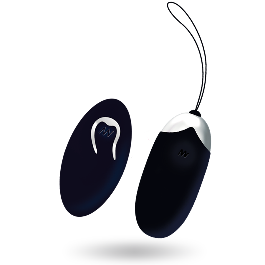 Intense — Oeuf vibrant flippy ii avec télécommande noir