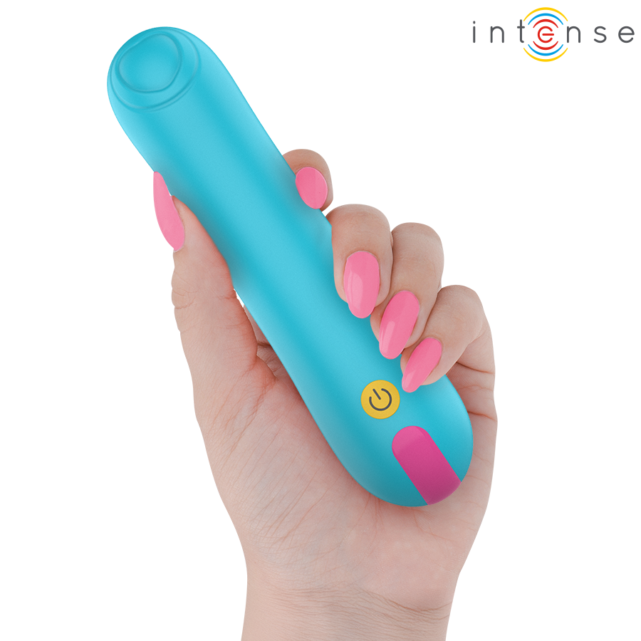 Intense Claudia – Vibrador con tamborileo interno, 14,5 cm