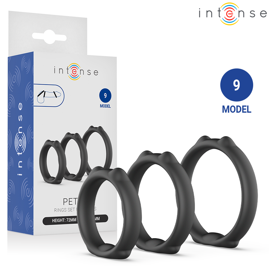 Intense Peter – Set mit 3 Penisringen