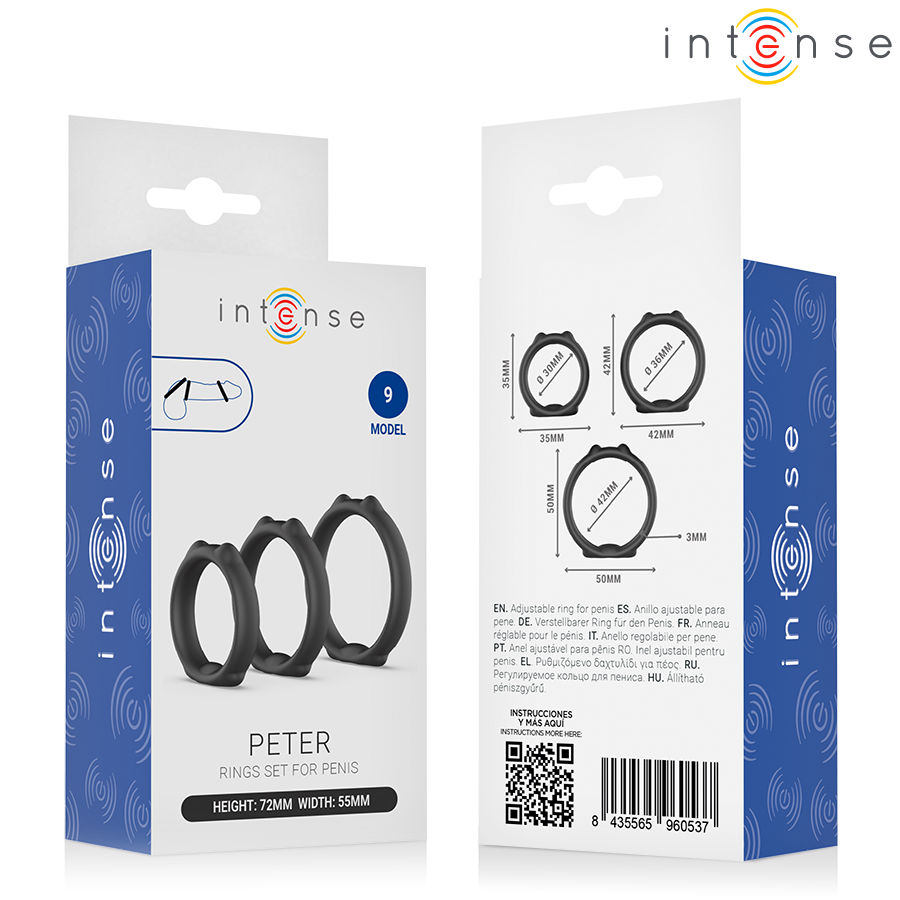 Intense Peter – Set mit 3 Penisringen