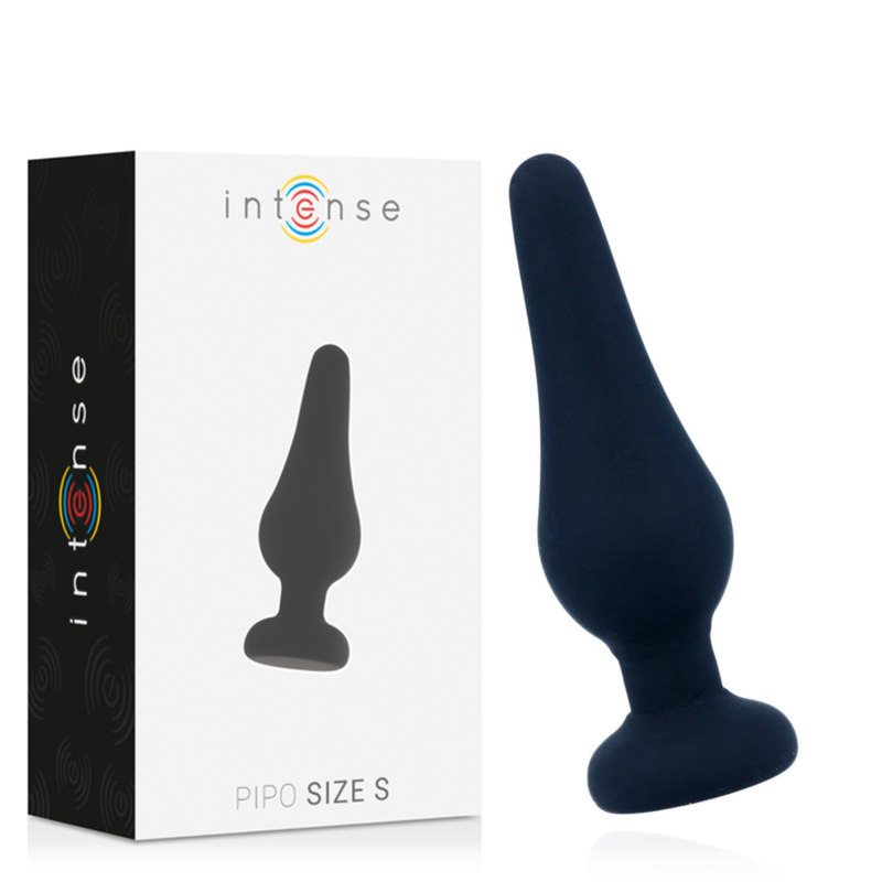 Intense Anal Toys Pipo – Plug anale in silicone, taglie da S a L – Taglia S · 9,8 cm