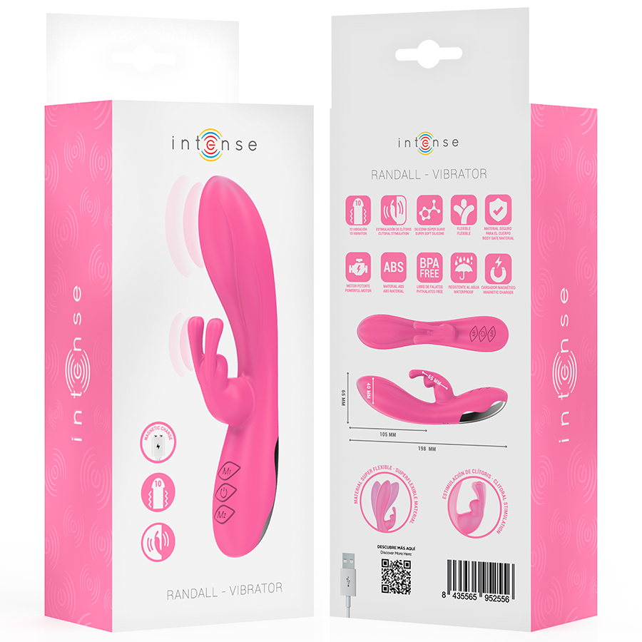 Intense — Randall vibrateur rabbit 10 vibrations rose