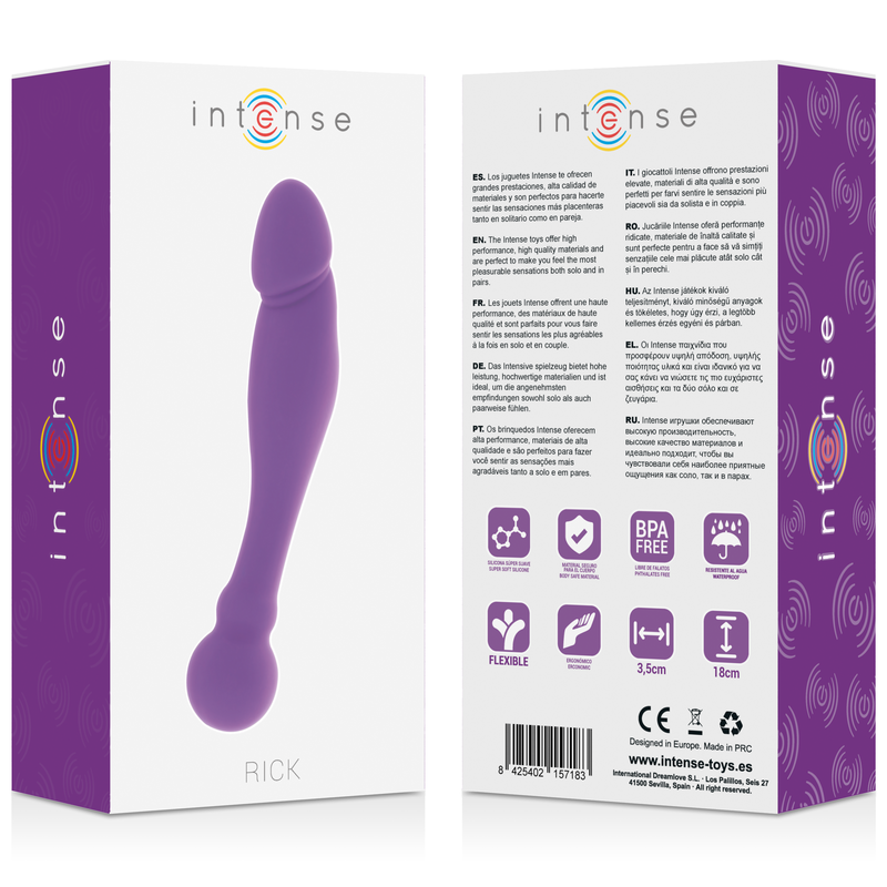 Intense — Silicone rick dual lilas