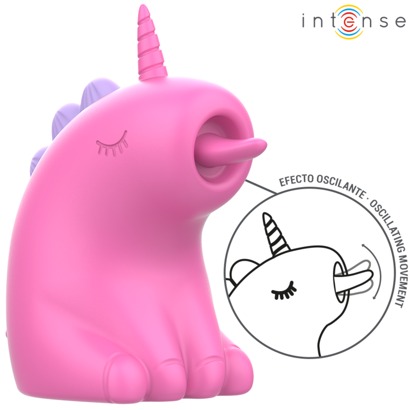 Stimolatore Intense Pinkie con lingua rotante a 360°