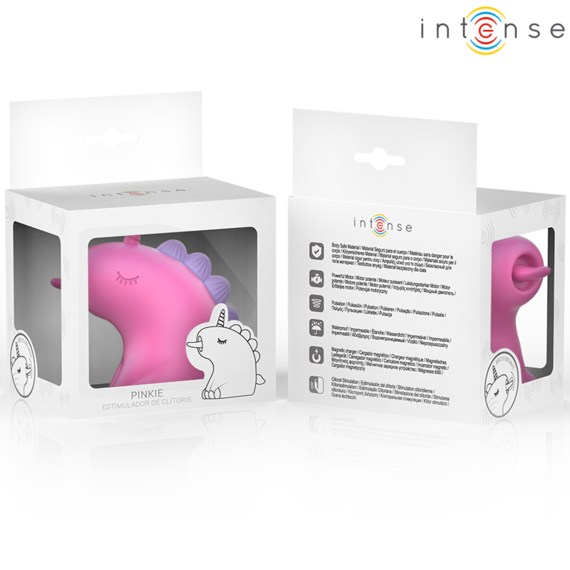 Stimolatore Intense Pinkie con lingua rotante a 360°