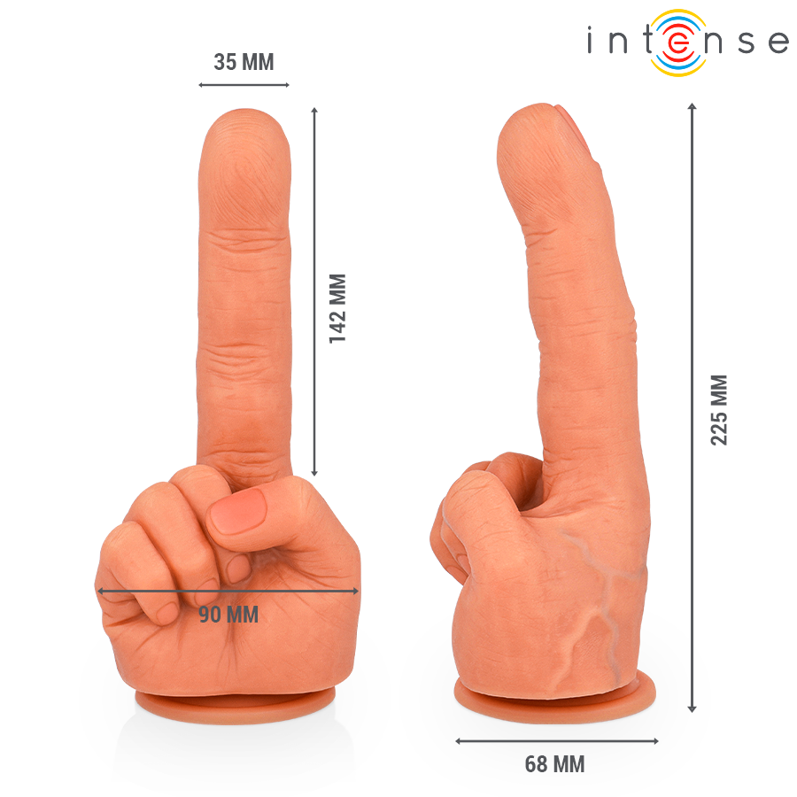 Intense — Stimulateur point g hubert main flexible 14,2 cm