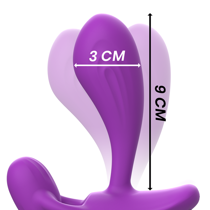 Intense — Télécommande anal shelly plug violet