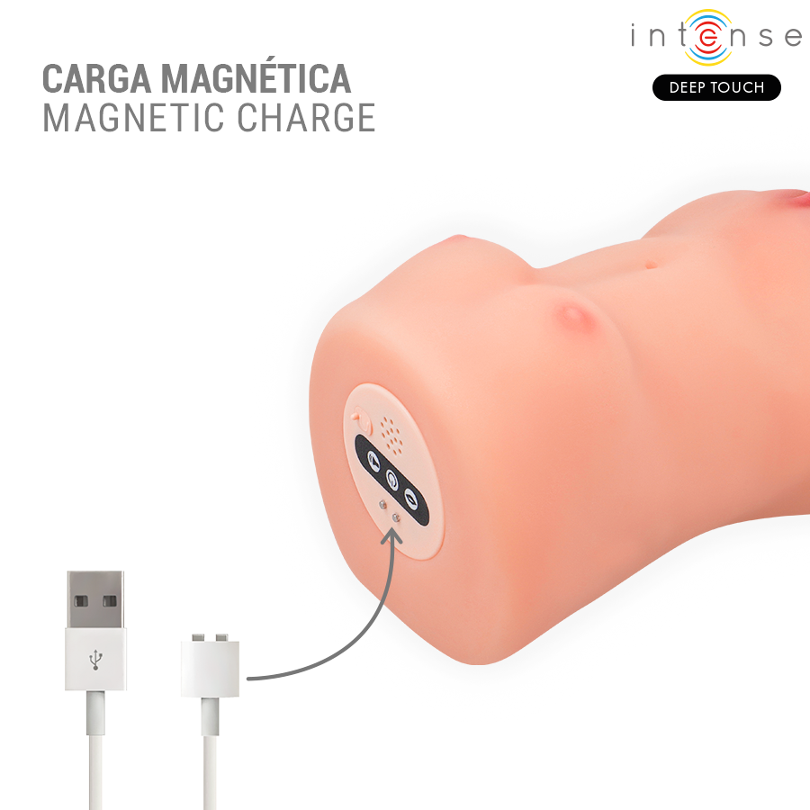 Intense — Vibrateur et masturbateur à succion catherine avec voix