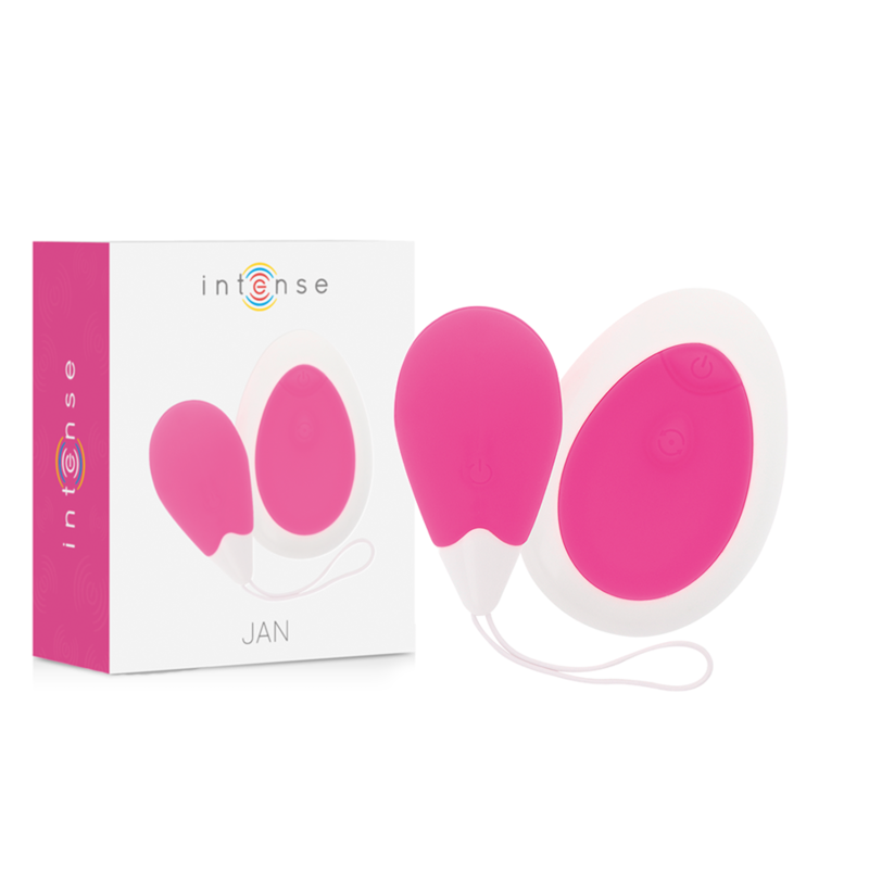 Intense — Vibrateur jan egg télécommande rose