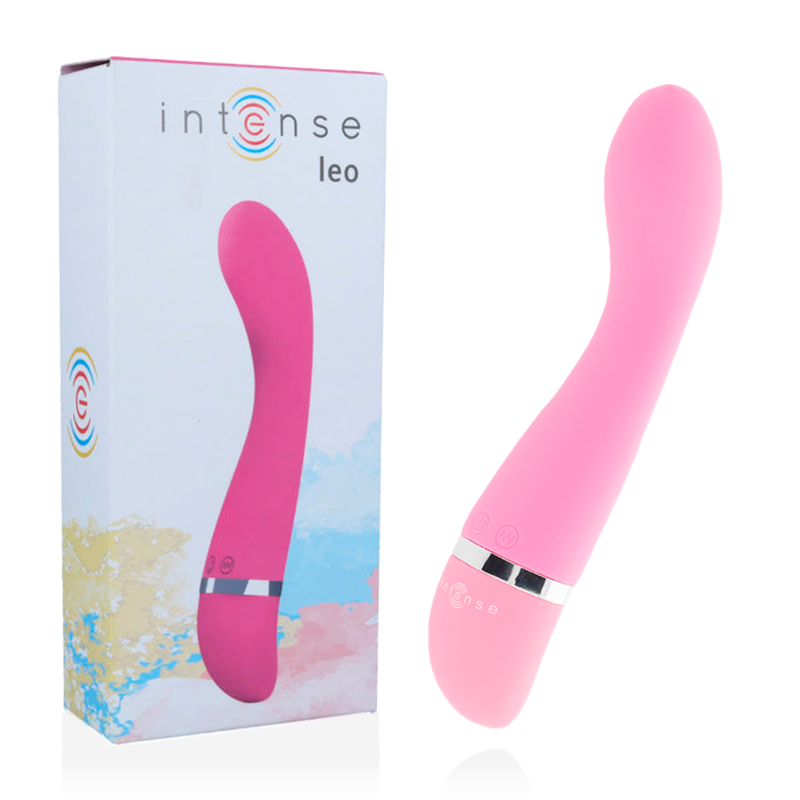 Vibrador Intense Leo de silicona, rosa