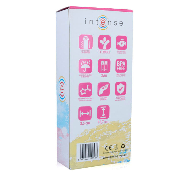 Vibrador Intense Leo de silicona, rosa