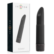 Intense Sonny – Minivibrator mit gebogener Spitze in Schwarz