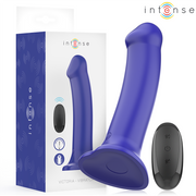 Intense Victoria, vibrador azul oscuro con ventosa y mando a distancia