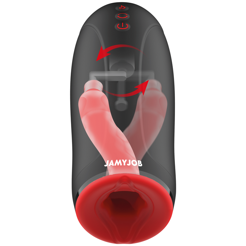Jamyjob — Masturbateur effet chauffant swing-r, swing tech et vibration