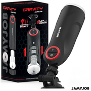 Jamyjob Gravity – automatischer Masturbator mit Vulva-Öffnung und 5 Saugmodi